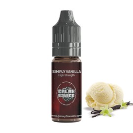 Simply Vanilla High Strength Flavouring - 230+ Flavours - Galaxy Food Flavours - 10ml Bottle