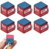 CATOR Set of 6 professional billiard chalks, billiard accessories, chalk,