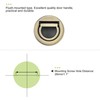 uxcell Flush Pull Ring Handle 40.5x11mm, Plane Drawer Door Pull,