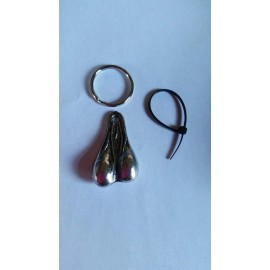 Smilin Jim Biker Chrome Balls (silver color) Keychain 3D