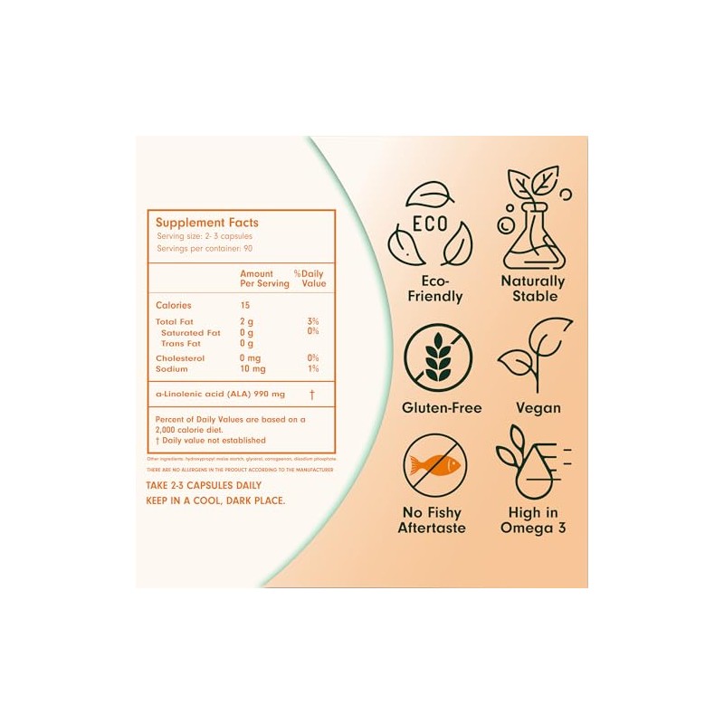Aceite Salvia Clary Vegan Omega Suplemento Pescado Natural Suplementos Antioxidantes