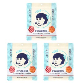 Pores 撫子 Rice of the mask 10 Piece Set of 3 