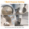 Electroplated Diamond Cutting Grinding Disc,BRSCHNITT 5 inch 125mm for Granite