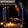 24 Pack Blue Spell Chime Candles – Premium Mini Unscented