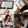 5X Full-Page Magnifying Glass for Reading, Black, Lightweight, 5.7" x