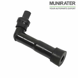 munirater 2PCS 120 Degree Spark Plug Boot Cap Cover Resistor Replacement for XB05F