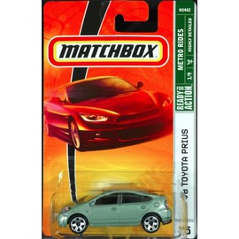Matchbox '08 Toyota Prius Light Green Metro Rides Series #25 Light Metallic Green 1/64 Scale