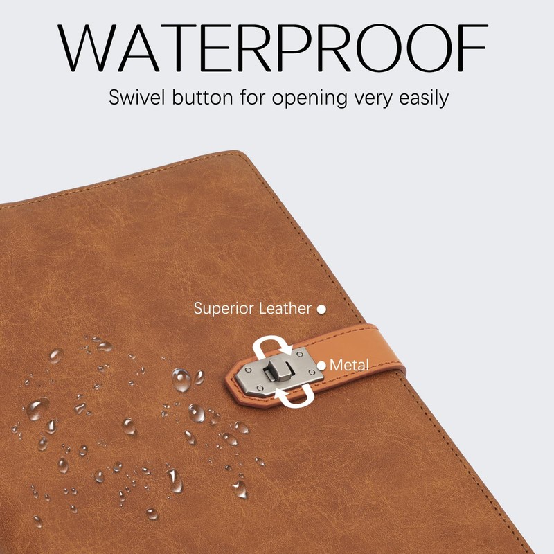 Skycase A5 Binder, A5 Ring Binder, A5 Refillable, PU Leather