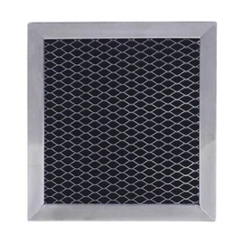 HASMX AFF59-CH Aluminum Mesh Microwave Oven Grease Filter Replacement for Whirlpool Fits for Whirlpool C-6214 Models Microwave Oven Range Hood Vent Charcoal Carbon Filter, 5-1/8" x 5-3/8" x 3/8"