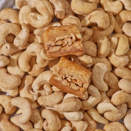 Snacklava Cashew Baklava Bites - 6 Pack (3 Pieces per Pack) - No Artificial Ingredients, Colors or Preservatives