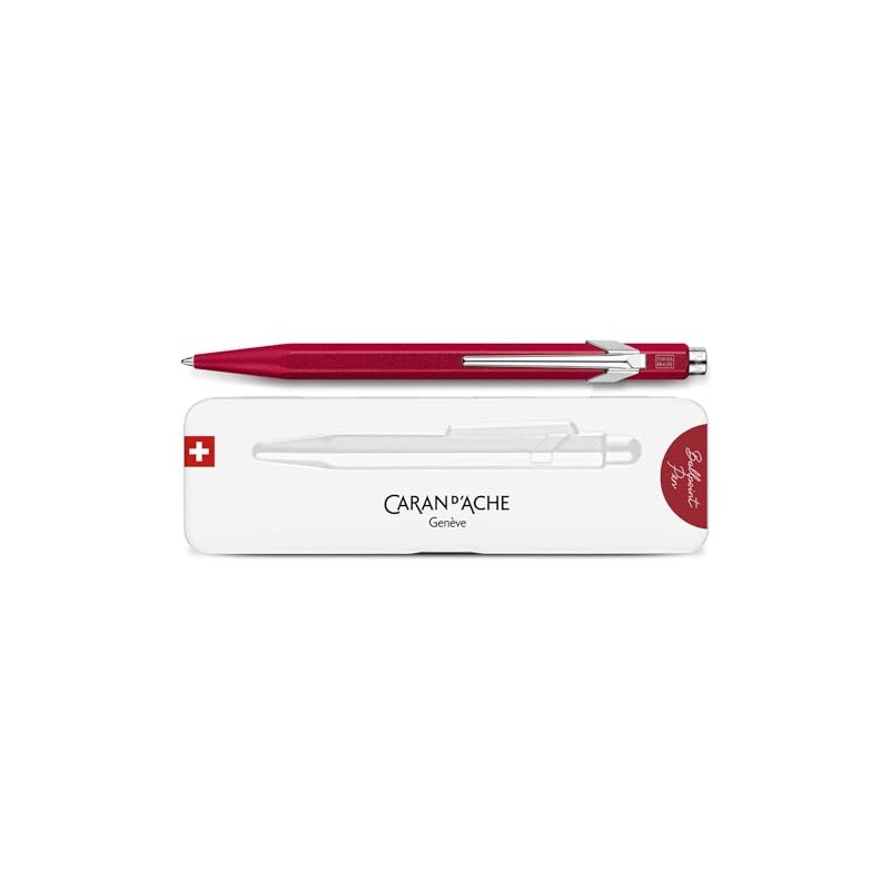 Caran d'Ache Ballpoint pen 849 Colormat-X Red with slimpack