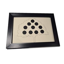 Money Tree 50 Pence Coin Display Frame (Black)