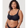 Delimira Women's Confishape Underwire Unlined Bra Full Coverage Plus Size