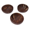 Coconut Bowl Set Leakage Proof Reusable Hand Polished Coconut Shell