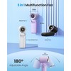 Gaiatop Portable Handheld Mini Fan, 21 Working Hours 6 Speeds,