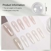 Pearl White Nail Chrome Powder Rubbing Glitter Metallic Mirror Effect