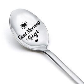 Good Morning Gigi Spoon Gifts for Women Mothers Day Gifts for Grandma Birthday Gifts from Grandchildren Granny Nanny Gifts from Grandkids Great Grandmother Gifts from Granddaughter Grandson