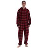 #followme Adult Onesie Pajamas Buffalo Plaid 65954-10195-XXL