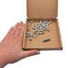SKIR'CO (Pack of 30) Zinc Plated Euro Screws 6.0 x