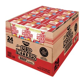 Product of Nissin Cup Noodles Beef Flavor Soup, 24 pk./2.25 oz. [Biz Discount]