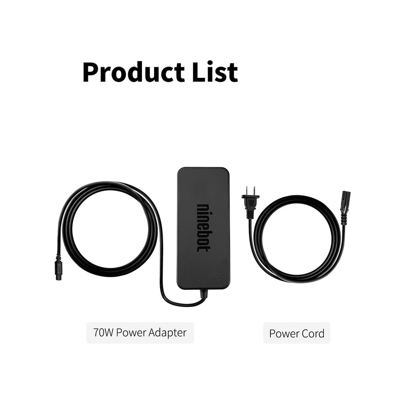 4 Prong Scooter Charger for Segway Ninebot S/S-MAX/S2/Mini PRO/Mini lite,