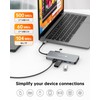 NOVOO USB C Docking Station Triple Monitor, USB C Hub