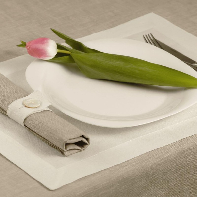 Cuore di lino - American Pure Linen Placemat, 100% Made