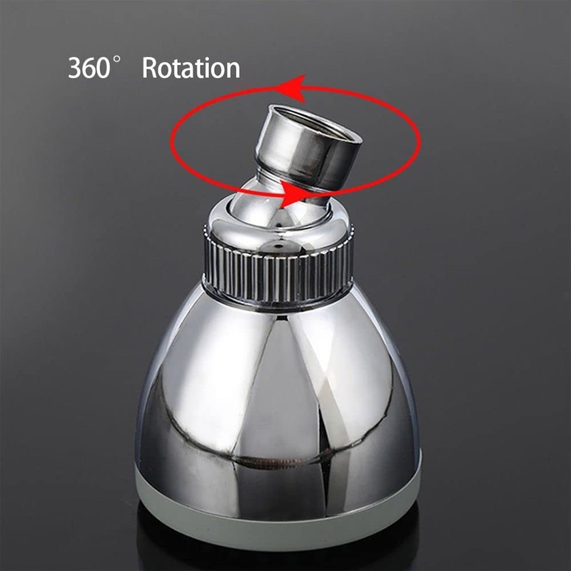 Replacement Shower Head,360 degrees Rotate Adjustable Round Top Showerhead, Bath