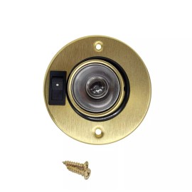 Unbranded NEW RV CONVERSION VAN 12V DIRECTIONAL READING LIGHT GOLD With SWITCH & BULB