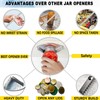 Upgraded Stainless Steel Jar Opener for Seniors, Under Cabinet Jar