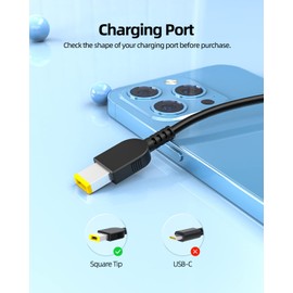 90W AC Charger Suitable for Lenovo ThinkPad T470P T460P T440P X1 Carbon Yoga 720 730 720-15IKB 730-15IKB ADLX90NCC3A ADLX90NDC3A ADLX90NLC3A Laptop Power Supply Charger Charging Cable