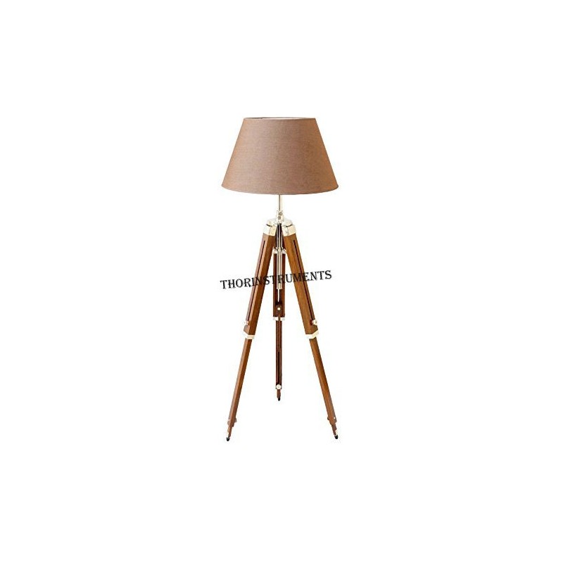 Thor Classical Designer Marine Tripod Floor Lamp Retro Vintage Wooden