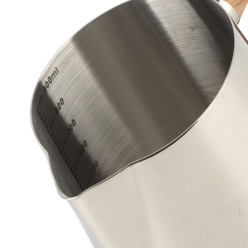 Milk Frothing Cup Inner Scale 304 Stainless Steel Dripless Spout
