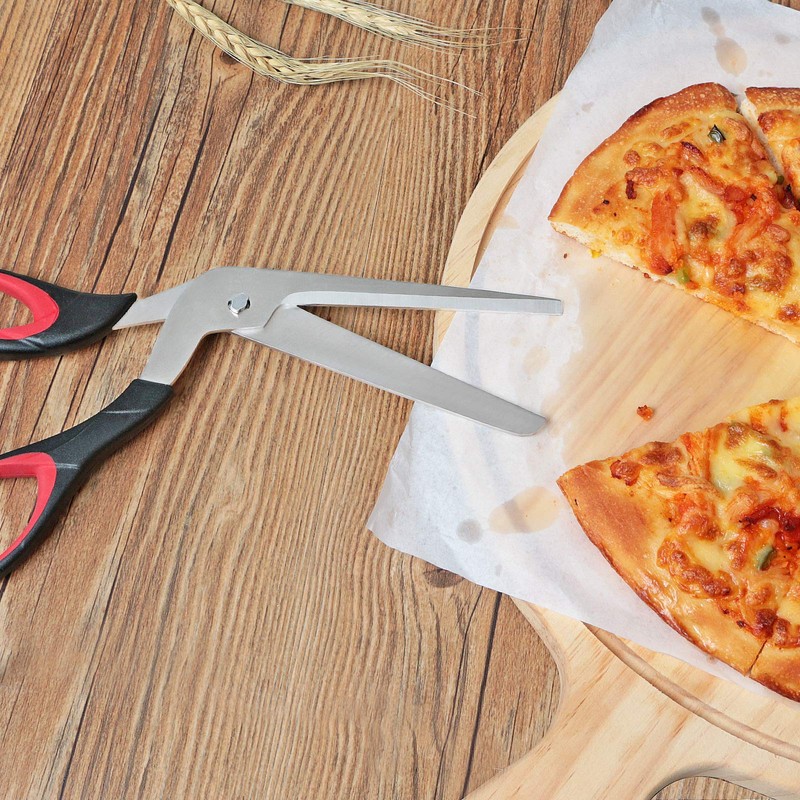 Asdirne Pizza Scissors, Pizza Cutter with Ultra Sharp Detachable Blade