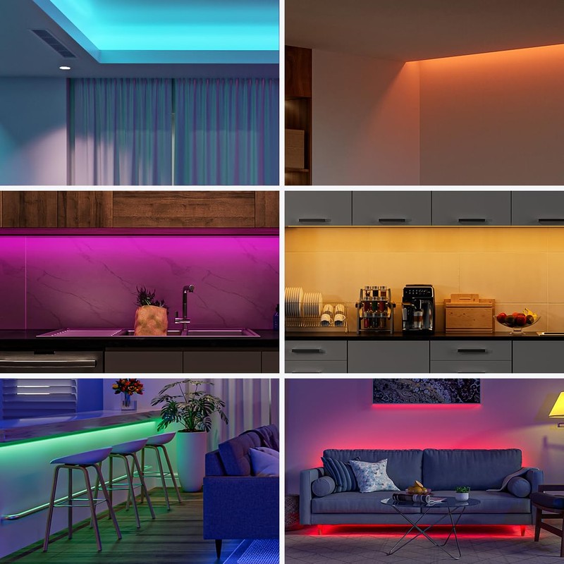 BTF-LIGHTING FCOB COB LED Tape Light High Density Flexible LED