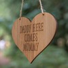 Daddy here comes mummy sign | plaque for wedding |
