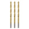 sourcing map 3pcs Brad Point Drill Bit 3mm(1/8") Dia Straight