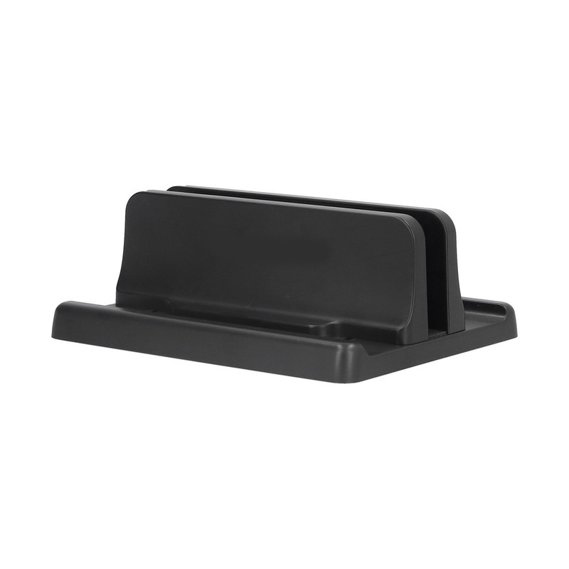 Plastic Vertical Laptop Bracket Holder Stand Desktop Storage Shelf Laptop