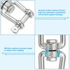 PATIKIL Double End Swivel M8 Working Load 475kg/1047lbs 304 Stainless