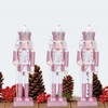 VALICLUD Nutcracker Numbers Wooden Dolls Decor Nutcracker Christmas Decorations for