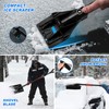YARDWE 3- in- 1 Snow Shovel Kit with D- Grip