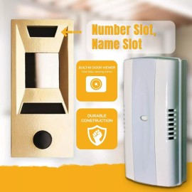 AUTH FLORENCE, HIGH QUALITY, NON ELECTRIC DOOR CHIME, DOORBELL AND VIEWER #689