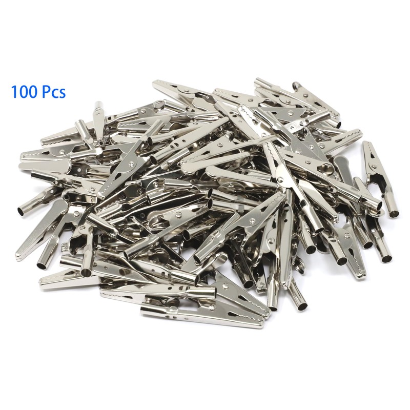 iexcell 100 Pcs 2 Inches / 51 mm Steel Alligator