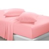 Goldstar Pink Super King Flat Sheet Soft Microfibre Easy Care