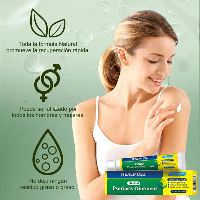 Crema De Psoriasis Para Varios Síntomas De Psoriasis 20g