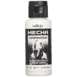 Vallejo Mecha Matt Varnish 60ml Painting Accessories, 2.02 Fl Oz (Pack of 1) (VJ26702)