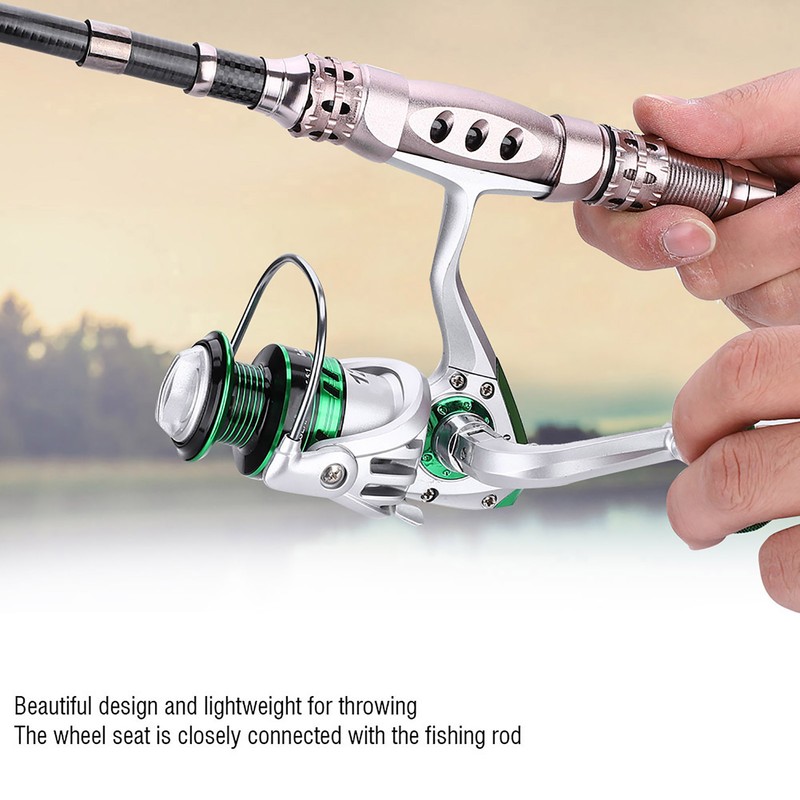 Salt Freshwater Metal Heavy Duty Lightweight Casting Spinning Fishing Reel