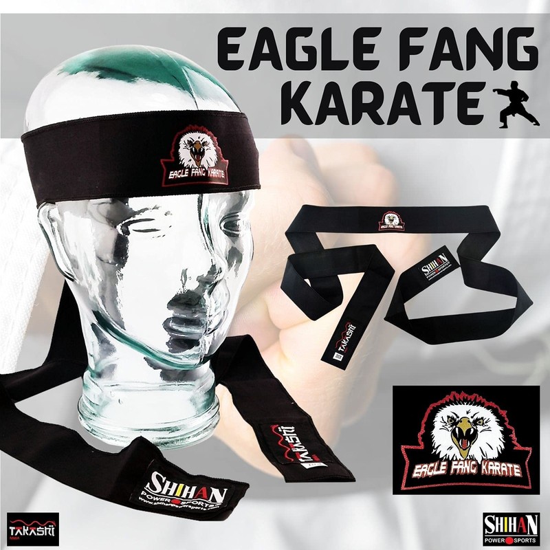 EAGLE FANG KARATE Hachimaki Japanese Headband - Karate Kid Miyagi-Do