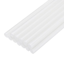 QUARKZMAN Mini Heißklebestifte für Heißklebepistole 0,27 Zoll x 8 Zoll Weiß 12 Stück