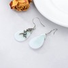 Pendientes de plata de ley con diseño de libélula celta,